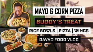 'Mayo and Corn Pizza | Buddy\'s Treat Food Hub | Food Hub sa Mintal Davao City | Davao Food Vlog'