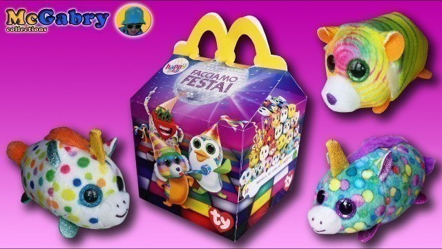 'HAPPY MEAL TEENY TY\'S 2019-MCDONALDS BLIND BAGS UNBOXING-FAST FOOD TOYS'