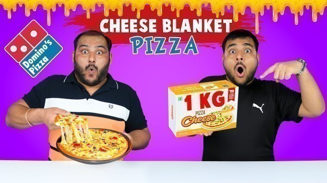 'DOMINO\'S CHEESE BLANKET PIZZA CHALLENGE | Pizza Challenge | Cheese Burst Pizza | Viwa Food World'