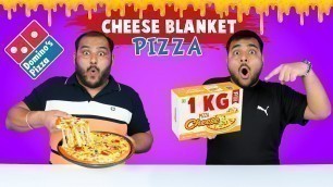 'DOMINO\'S CHEESE BLANKET PIZZA CHALLENGE | Pizza Challenge | Cheese Burst Pizza | Viwa Food World'