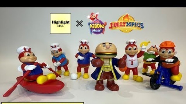 'Jollibee Toys Jollympics Jolly Kiddie Meal Toys 2021 (Fastfood Toys Unboxing)'