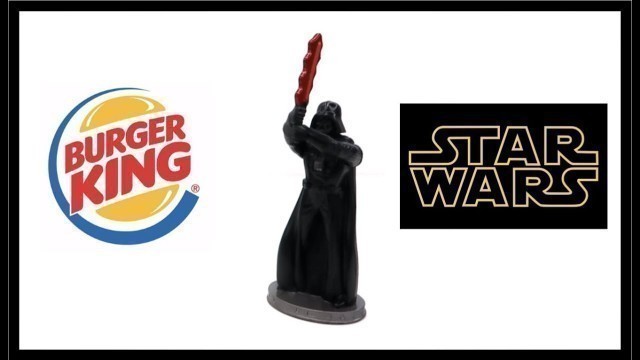 'Star Wars DARTH VADER burger king toy cajita feliz Fast food toys Mcdonald\'s'