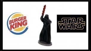 'Star Wars DARTH VADER burger king toy cajita feliz Fast food toys Mcdonald\'s'