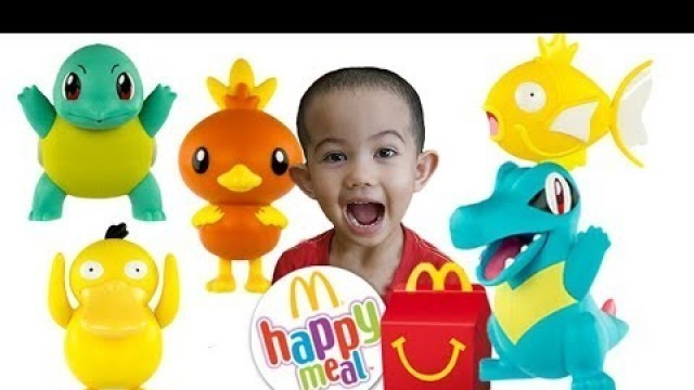 'Happy meal pokemon toys| Fast Food Toys Collection|Toots Teens Fun Video'