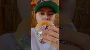 'The no.1 in Burger in Davao City #tastiestburger #cosyatmostpher'