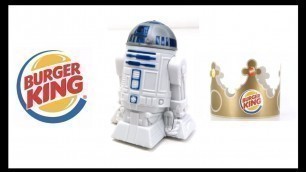 'Star Wars R2D2  burger king toy cajita feliz Fast food toys Mcdonald\'s'