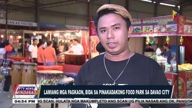 'Lamiang mga pagkaon, bida sa pinakadakong Food park sa Davao City'