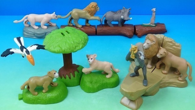 '2019 Disney\'s The Lion King set of 10 McDonalds Happy Meal Movie Toys Video Review'