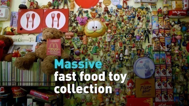 'Man collects 20,000 fast food toys'