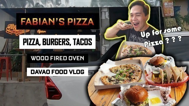 'Fabian\'s Pizza | Best Pizza in Davao? | Pure Beef Patty | Al Pastor Tacos | Davao Food Vlog'