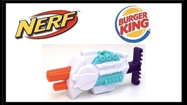 'NERF Burger King junior kids cajita feliz happy meal fast food toys Mcdonalds'