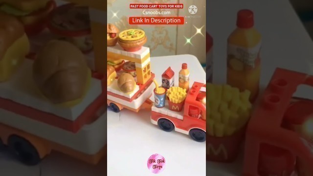 'FAST FOOD TOYS KIDS #shorts #ytshorts #toys #gadgets #latesttoys #smarttoys #versatile #TIKTOKTOYS'