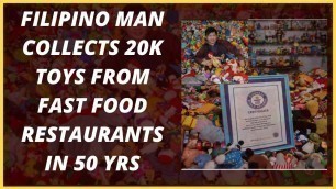 'Filipino man collects 20K toys from fast food restaurants in 50 yrs #shorts #maphrase'