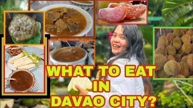 'WHAT TO EAT IN DAVAO CITY l DAVAO CITY FOOD TRIP | DAVAO CITY | RACEL TAN'