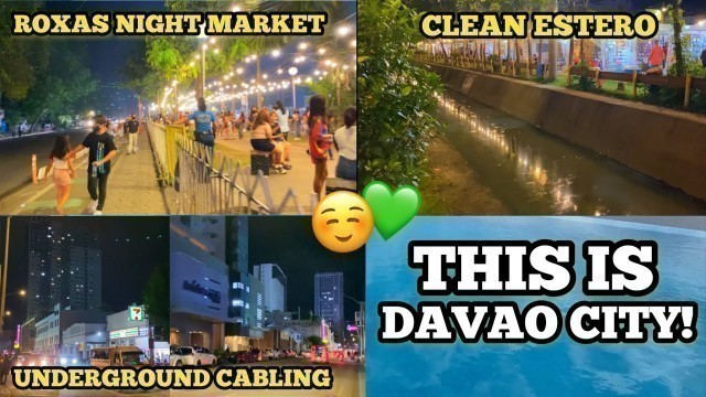 'UNDERGROUND CABLING & ROXAS NIGHT MARKET OF DAVAO CITY!'