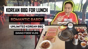 'Romantic Baboy in Davao New Normal | Korean BBQ in Davao | Charcoal Grill | Davao Food Vlog'