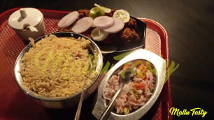 'Binnamma\'s Food Gallery Chicken Biryani & Spicy Chicken 65 | Mallu tasty food review'