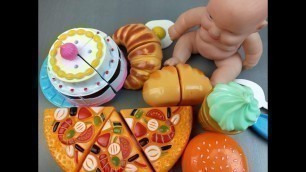 'Giant Pizza Fast Food Drive Thru Food Toys! surprise toys'