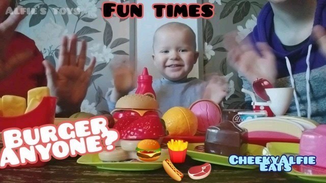 'Alfie playing with FAST FOOD TOYS • CheekyAlfie Eats ♡ #kidsyoutube #StayHome #withme'