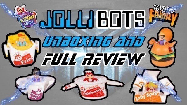 'JOLLIBEE JOLLIBOTS | FEB 2022 JOLLY KIDDIE MEAL COMPLETE SET | FASTFOOD TOYS UNBOXING AND REVIEW'