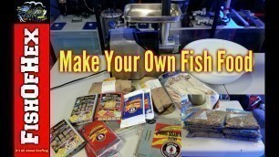 'How To Make Your Own Fish Food & Save/Make Money'