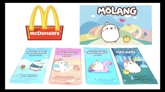 'MÖLANG FULL SET card MCDONALDS happy meal kids fast food toys'