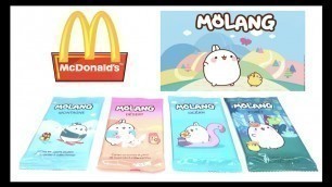 'MÖLANG FULL SET card MCDONALDS happy meal kids fast food toys'