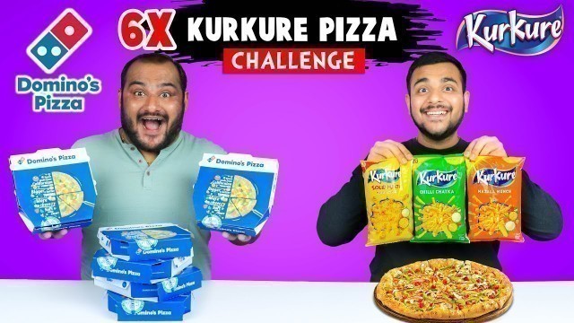 'Kurkure Domino\'s Pizza Eating Challenge | Kurkure Pizza Challenge | Food Challenge | Viwa Food World'