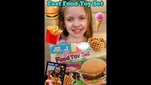 'Kids Toys | Fast Food Pretend Cooking'