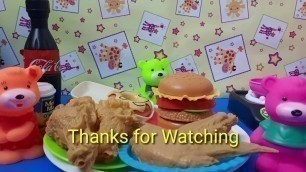 'Fast Food Toys Video | Food Toys Chicken | Eggs Food Toys | Food Toys Noodles'