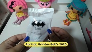 'FAST FOOD TOYS || Brindes Bob\'s Junho 2020 || DC Comics || Arlequina e Pinguim'