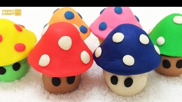 'Surprise Fast Food Toys with Play Doh Super Mario Mushrooms'