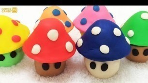 'Surprise Fast Food Toys with Play Doh Super Mario Mushrooms'