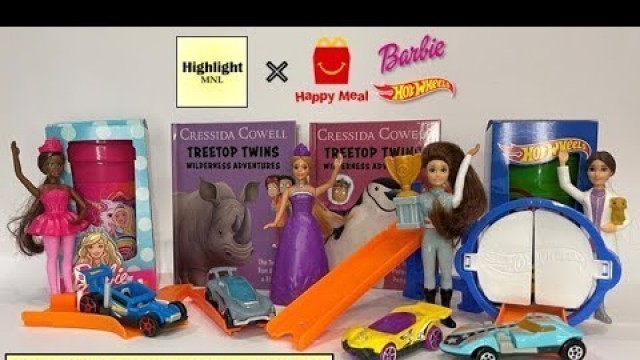 'McDonald\'s Toys Barbie and Hot Wheels Happy Meal Toys 2021 (Fastfood Toys Unboxing) Highlight MNL'