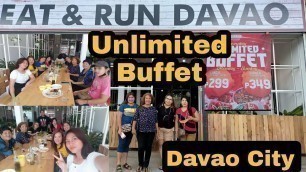 'UNLIMITED Buffet | Davao City | Lunch with my family #Unlimited #buffet'