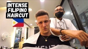 'ABUSED in $5 Luxury FILIPINO Haircut | DAVAO City, Philippines!'