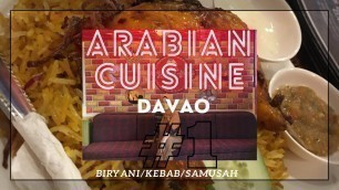 'Arabian Cuisine in DAVAO CITY'