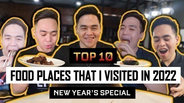 'My Top10 Food Places that I Visited in Davao for 2022 |  Best Food Places | Davao Food Vlog'