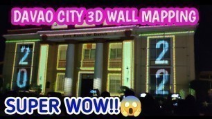 'TRENDING DAVAO CITY PASKO FIESTA 3D WALL MAPPING VIDEO PRESENTATION'