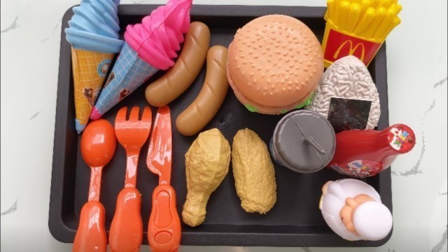 'Junkfood Fastfood Statisfying Funny Foods Toys ASMR Unboxing'