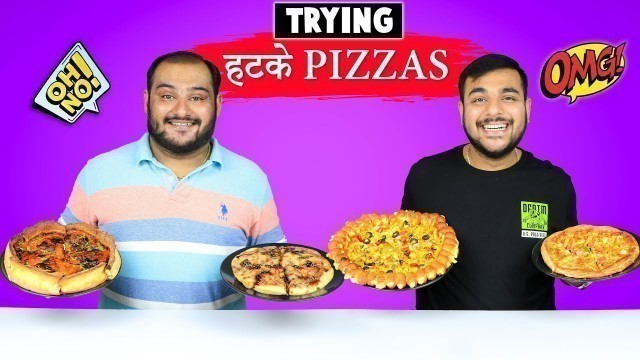 'Trying Unique Pizzas | Pizza Eating Challenge | Unique Food Dishes Challenge | Viwa Food World'