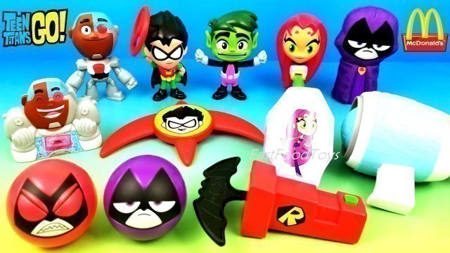 '2019 FULL WORLD SET McDONALD\'S TEEN TITANS GO! HAPPY MEAL TOYS TTG DC COMICS US LATIN UK EUROPE ASIA'