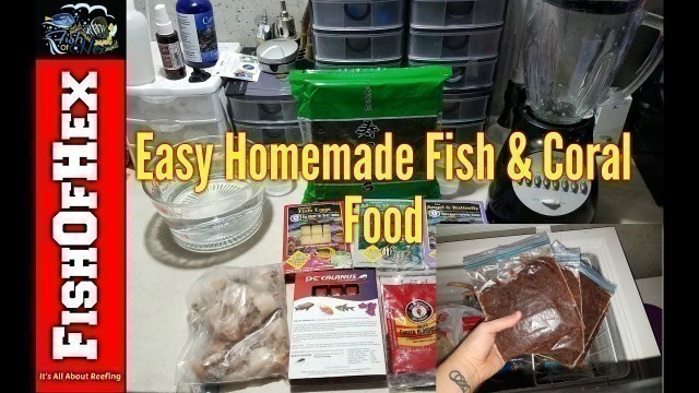 'DIY Fish & Coral Food | Easy Mode'