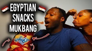 'Jamaican and Haitian try Egyptian Snacks Mukbang'