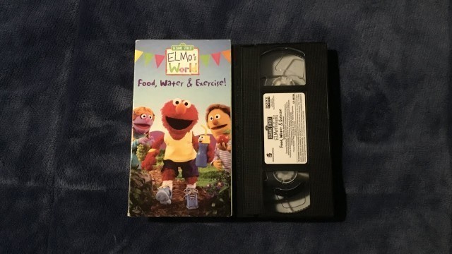 'Elmo\'s World: Food, Water and Exercise! (2005 VHS)'