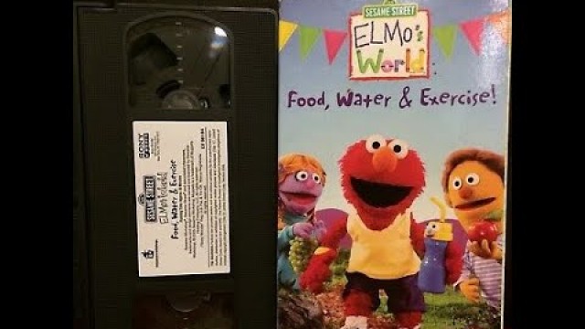 'Elmo\'s World: Food, Water & Exercise (2005) Full VHS - Reversed!'