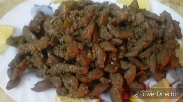 'Egyptian Fried Beef Liver (Kibda Skandrani)'