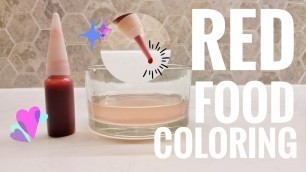 'DIY red food coloring !| ALL natural! ~ Elim\'s DIY'