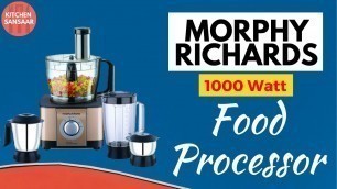 'Morphy Richards Icon Superb 1000-Watt Food Processor || #BestFoodProcessor #KitchenSansaar #Shorts'