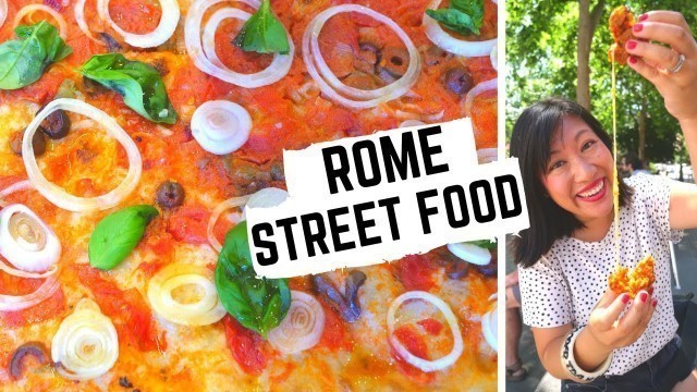 'STREET FOOD in ITALY | What to eat in ROME | ROME street food tour'